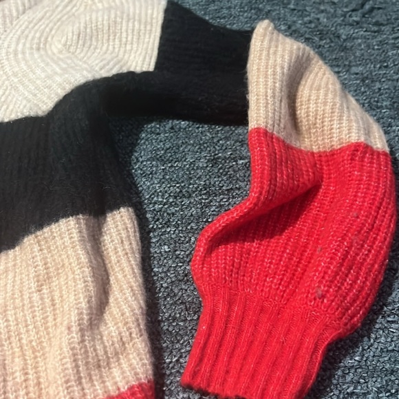 ONE TEASPOON striped heavy winter sweater turtleneck, retro, small oversized - Picture 6 of 17